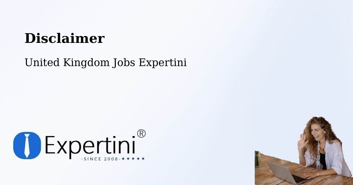 Disclaimer – Blyth - United Kingdom Jobs Expertini